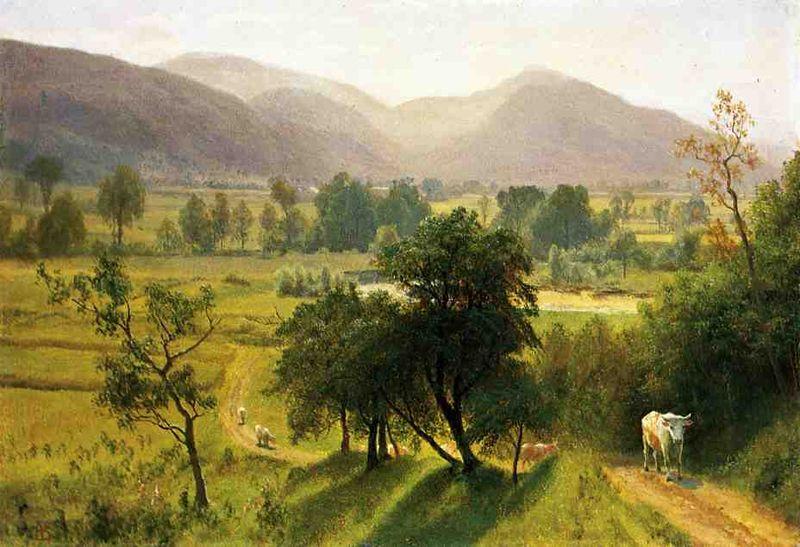 Albert Bierstadt Conway Valley New Hampshire Spain oil painting art